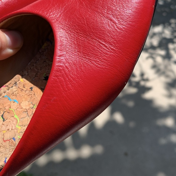 Red Women's Mules - Picture 15 of 15